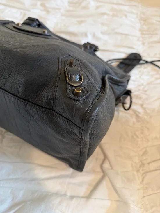 SOLD - Balenciaga Grey (ANTHRACITE) City Bag - Vintage - Picture 4 of 16